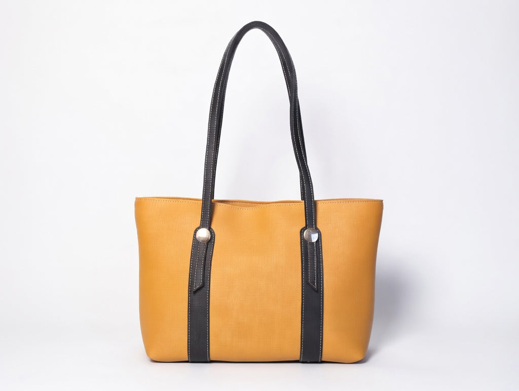 Blush Croc Paneled Tote